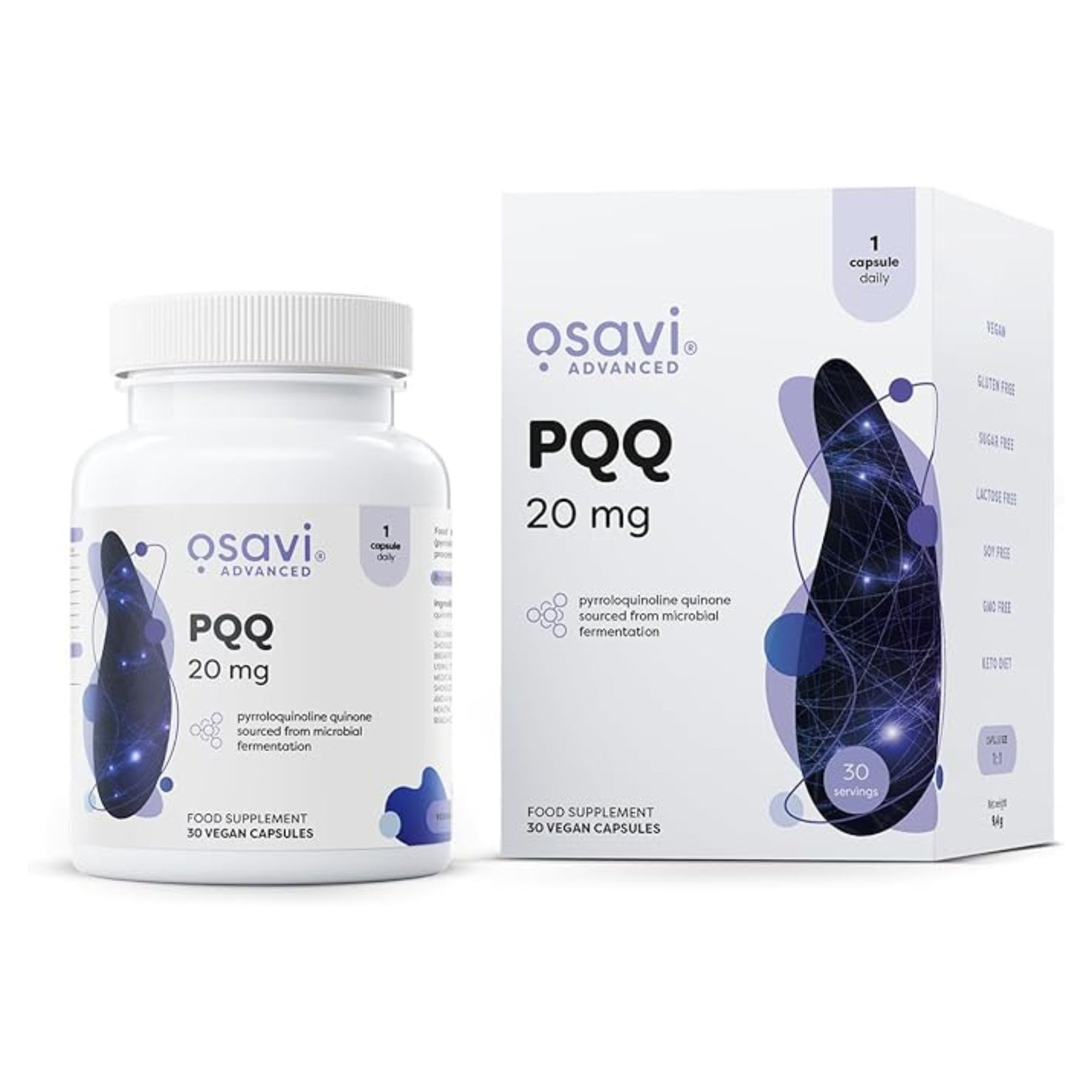 Pyrroloquinolinequinone (PQQ) 20mg | 60 Capsules | Osavi