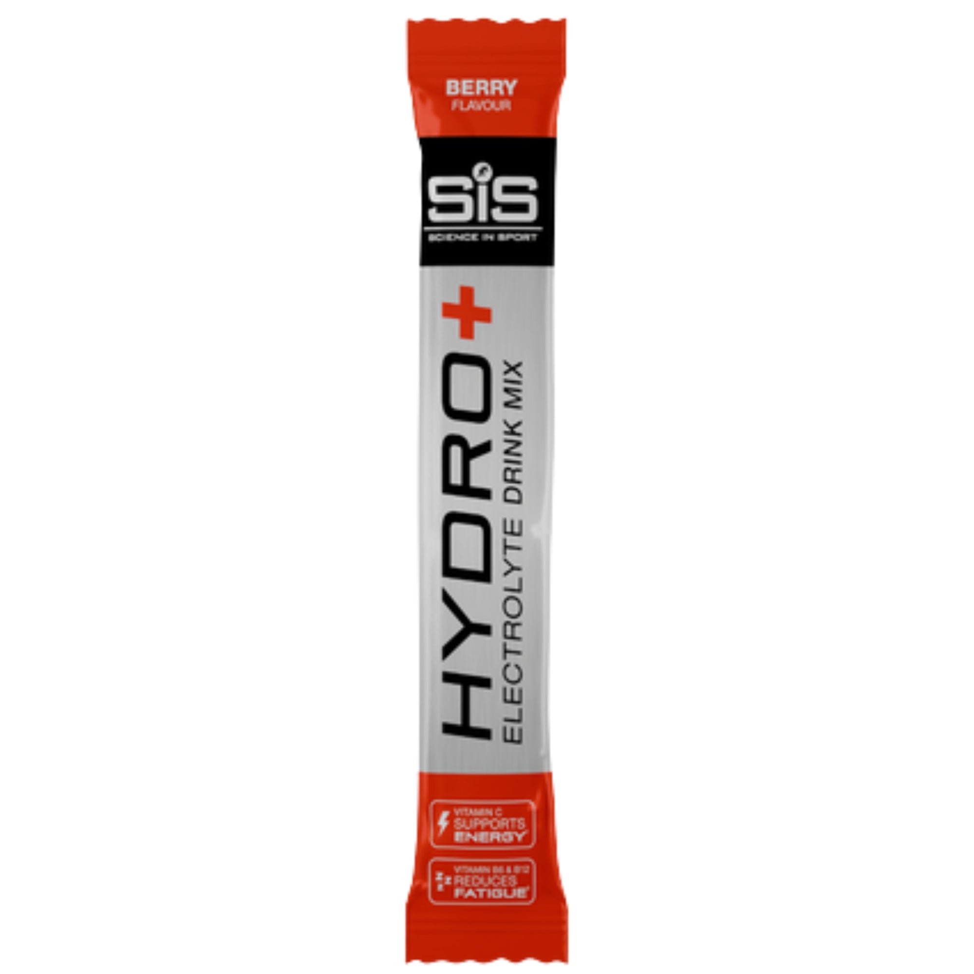 SiS Hydro+ Drink Mix Berry sachet 4,1g elektrolytendrank met vitamine C, B6 en B12
