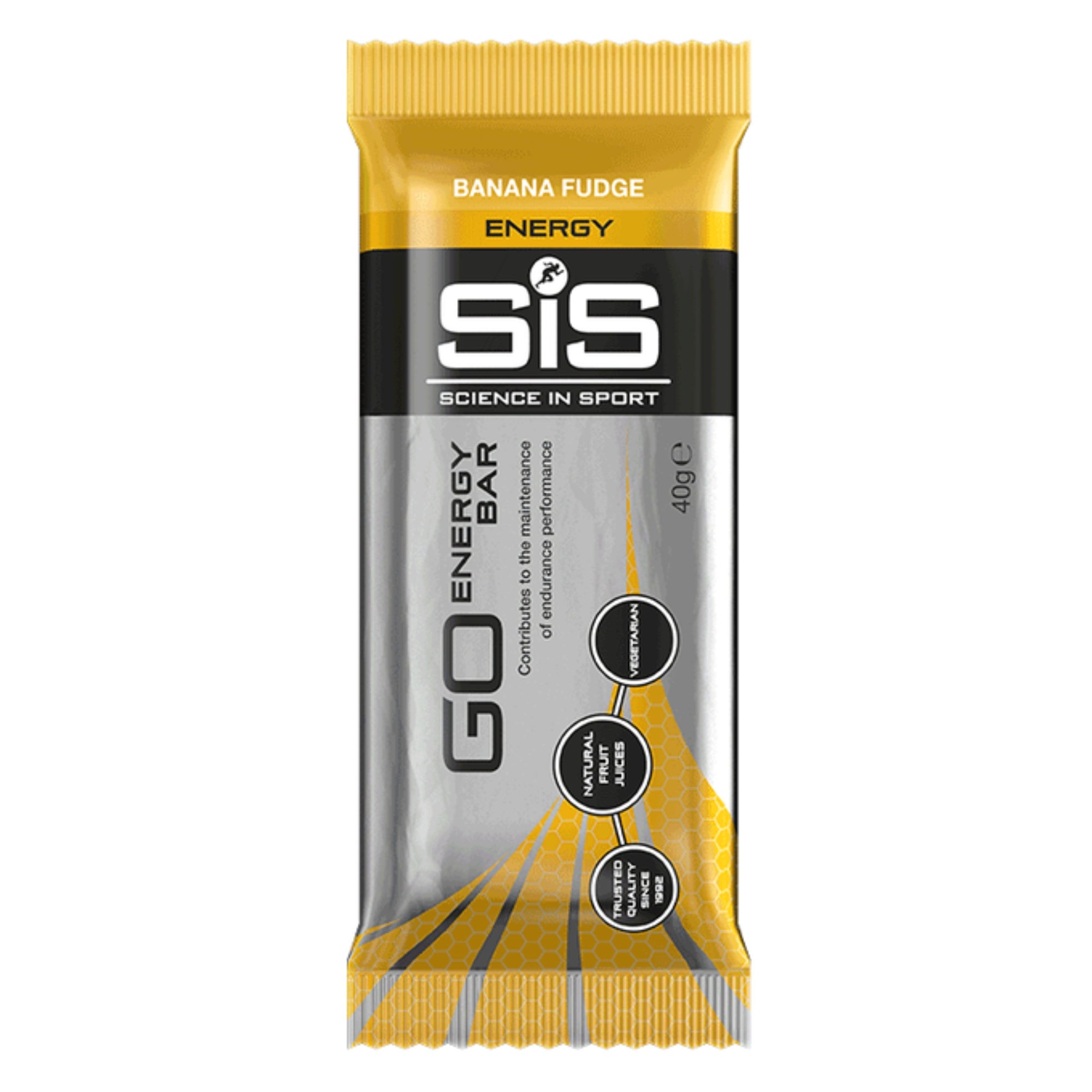 SiS GO Energy Bar | 25 g koolhydraten per reep | 30 stuks | Banana Fudge