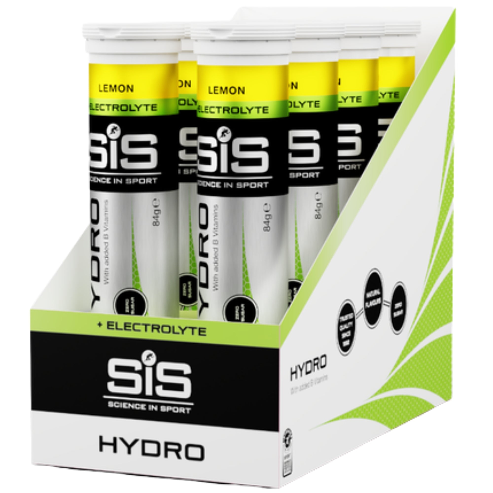 #Inhoud_8_stuks SiS Hydro Tablets Lemon 8 tubes - elektrolyten bruistabletten met 345mg natrium | kopen in Nederland en België