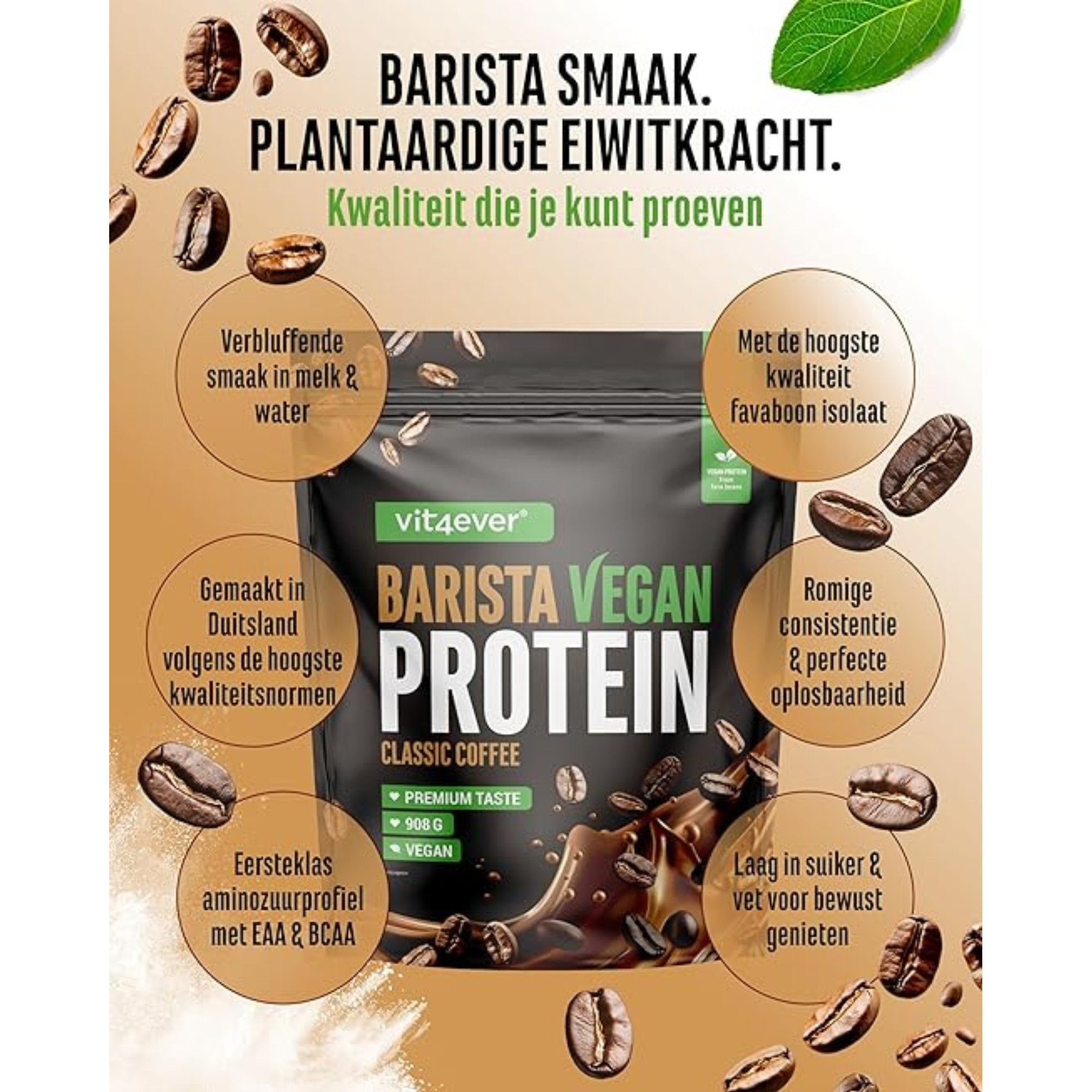Vegan Barista Whey Classic - 908g | Vit4ever