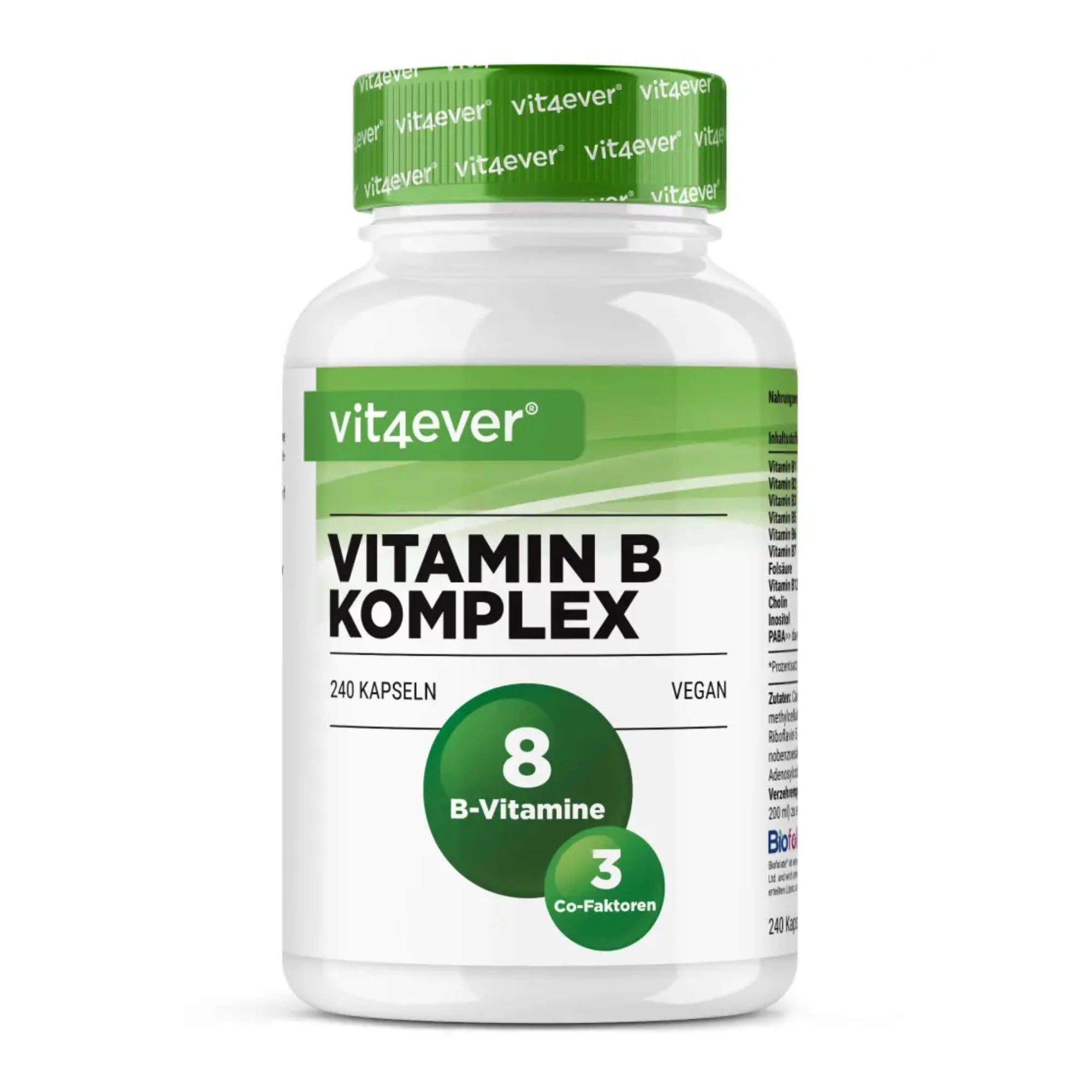 Vitamine B Complex | 240 capsules | Vit4ever
