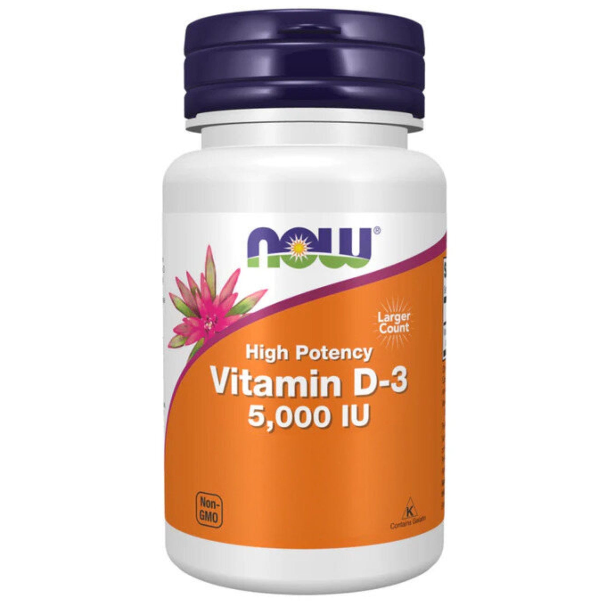 Vitamine D3 5000IU NOW