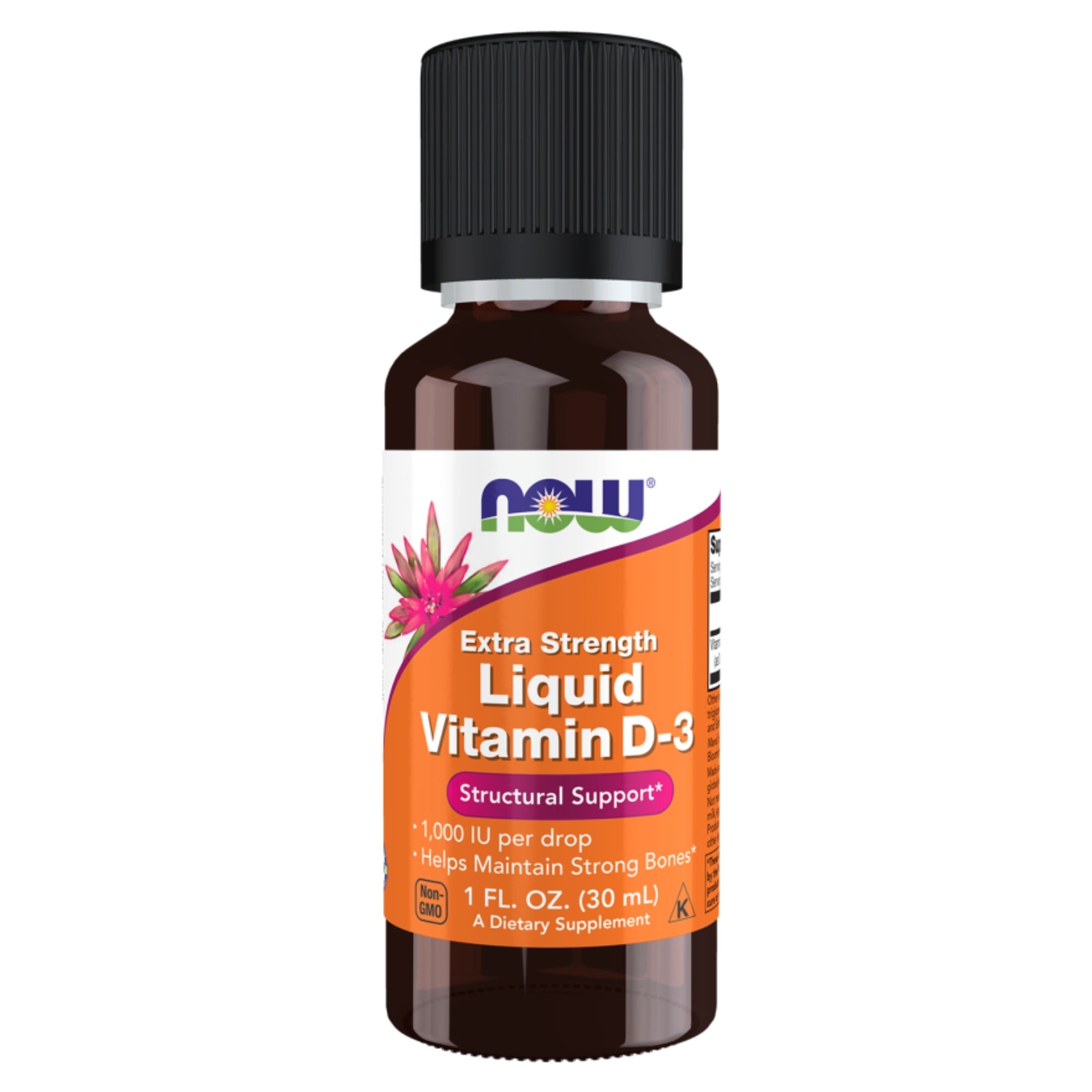 Vitamin D3 Tropfen 1000 I.E. | 30 ml | NOW Foods