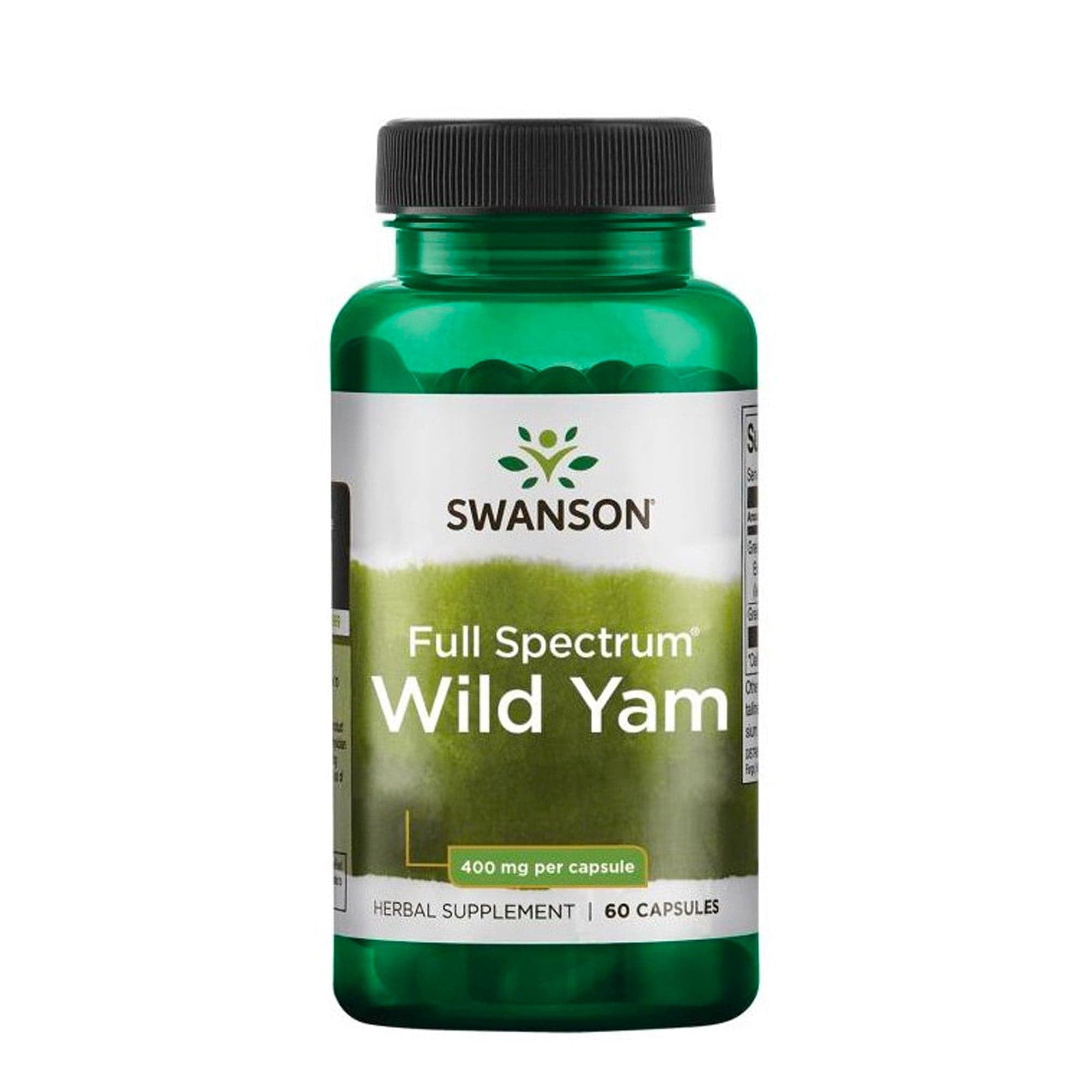 Full Spectrum Wild Yam 400mg | 60 capsules | Swanson