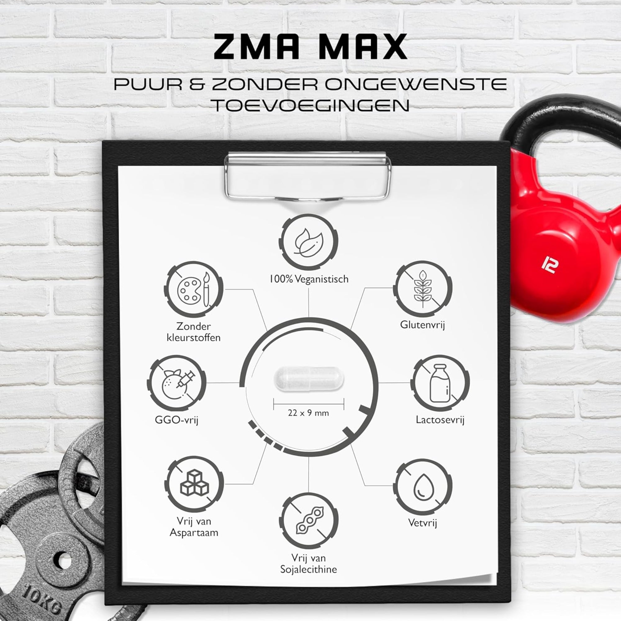 ZMA MAX (Zink, Tripple Magnesium & Vitamine B6) | 180 Capsules | German Elite Nutrition