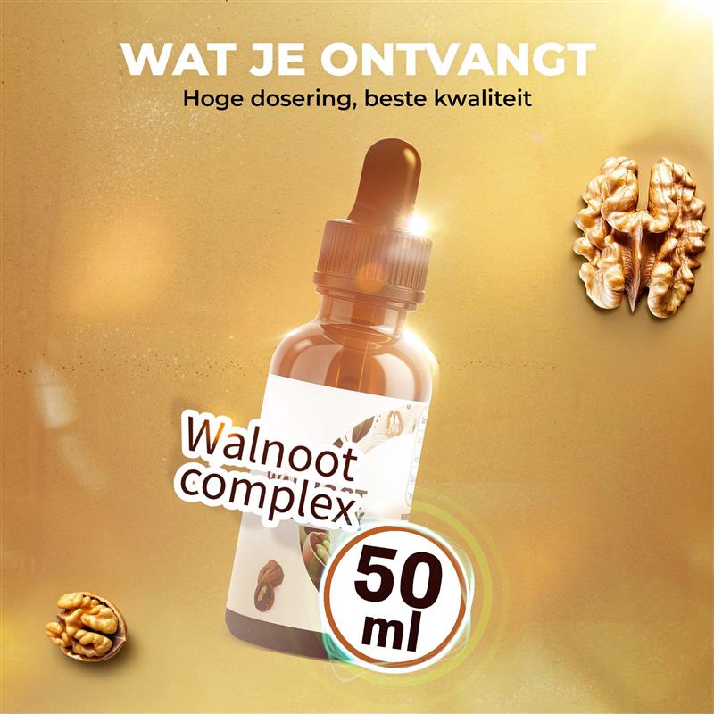 Zwarte Walnoot Complex (Black Walnut Complex) | 50 ml | LUTO Supplements