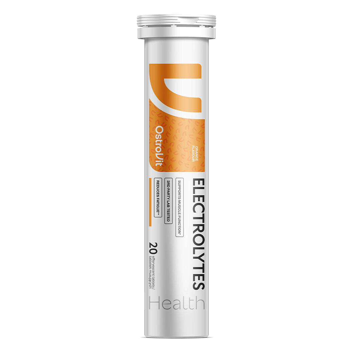 Electrolyte Effervescent Tabs Sinaasappel | 20 Bruistabletten | OstroVit