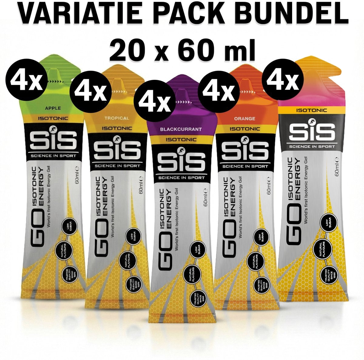 SiS GO Isotonic Energy Gel Variety Pack