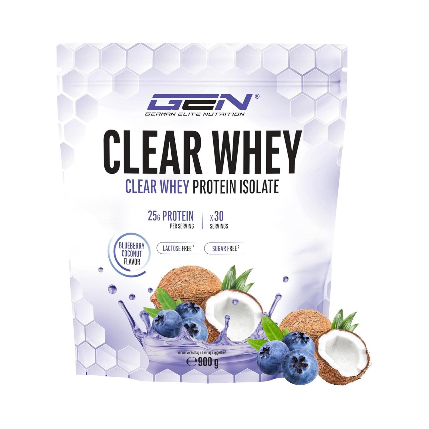 Clear Whey Protein Isolate 900g | German Elite Nutrition
