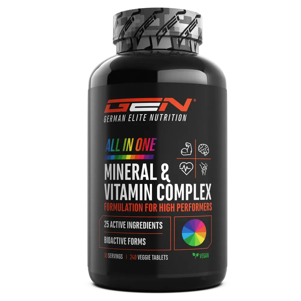 All-in-One-Mineral- und Vitaminkomplex | 240 Tabletten | German Elite Nutrition