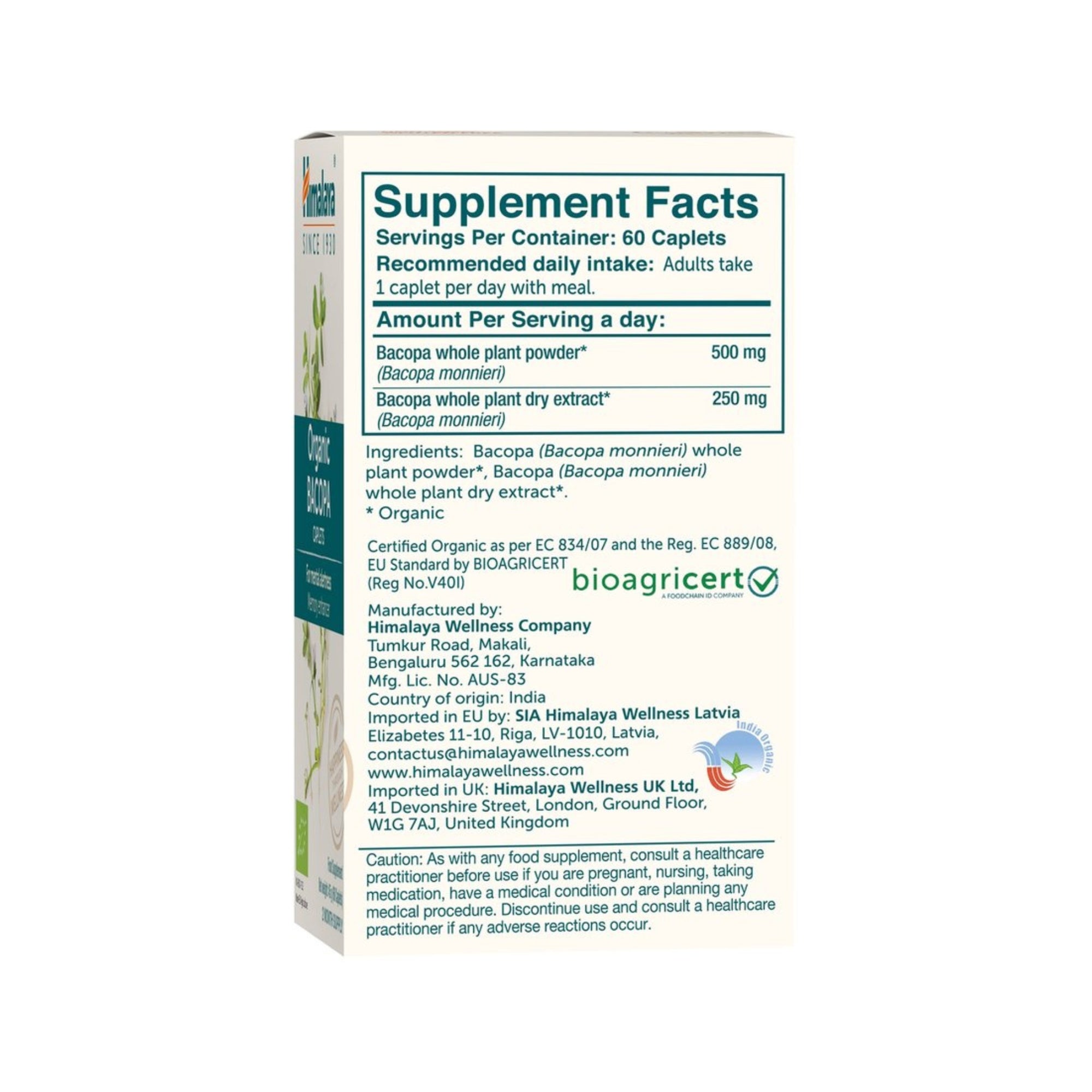 Bio-Bacopa | 60 Tabletten | Himalaya
