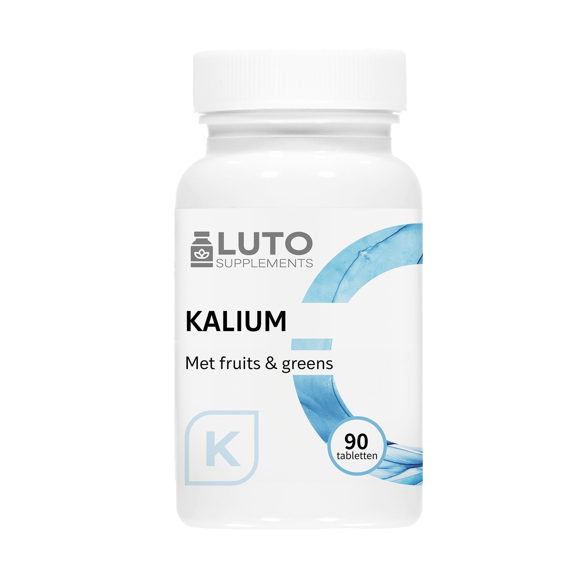 Kalium (Potassium) met Fruits & Greens | 90 tabletten | LUTO Supplements