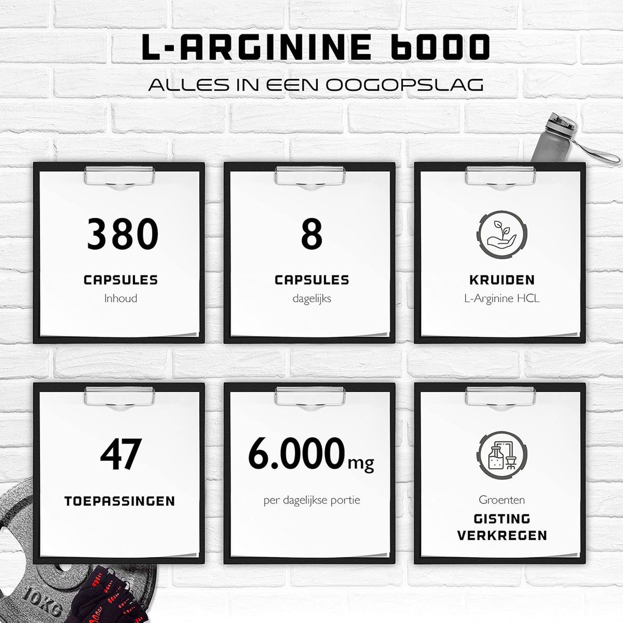 L-Arginin 6000 | 180 capsules | German Elite Nutrition