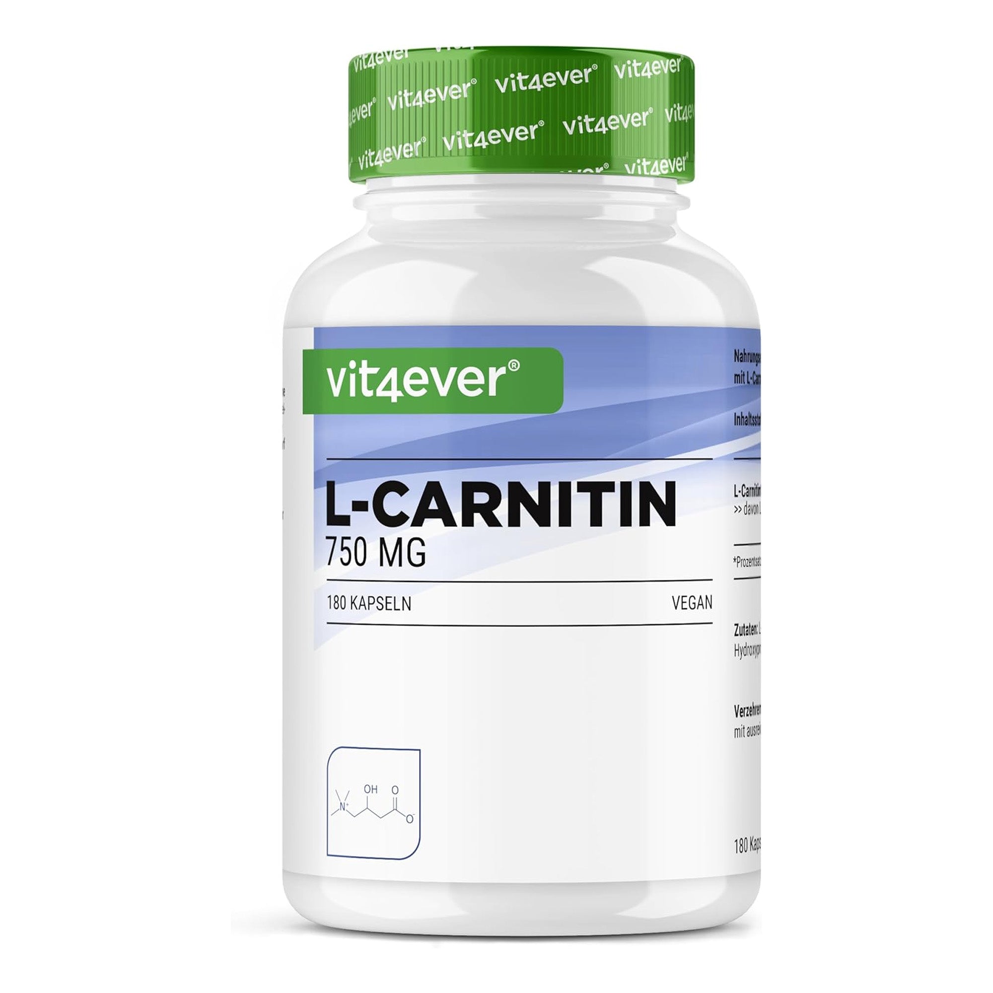 l-carnitnine vit4ever 180 capsules