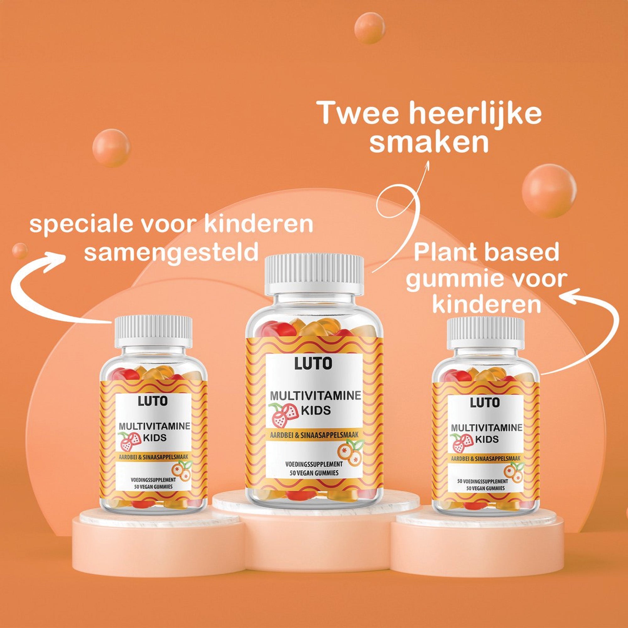 Multivitamine Kids | 50 vegan gummies | LUTO Supplements