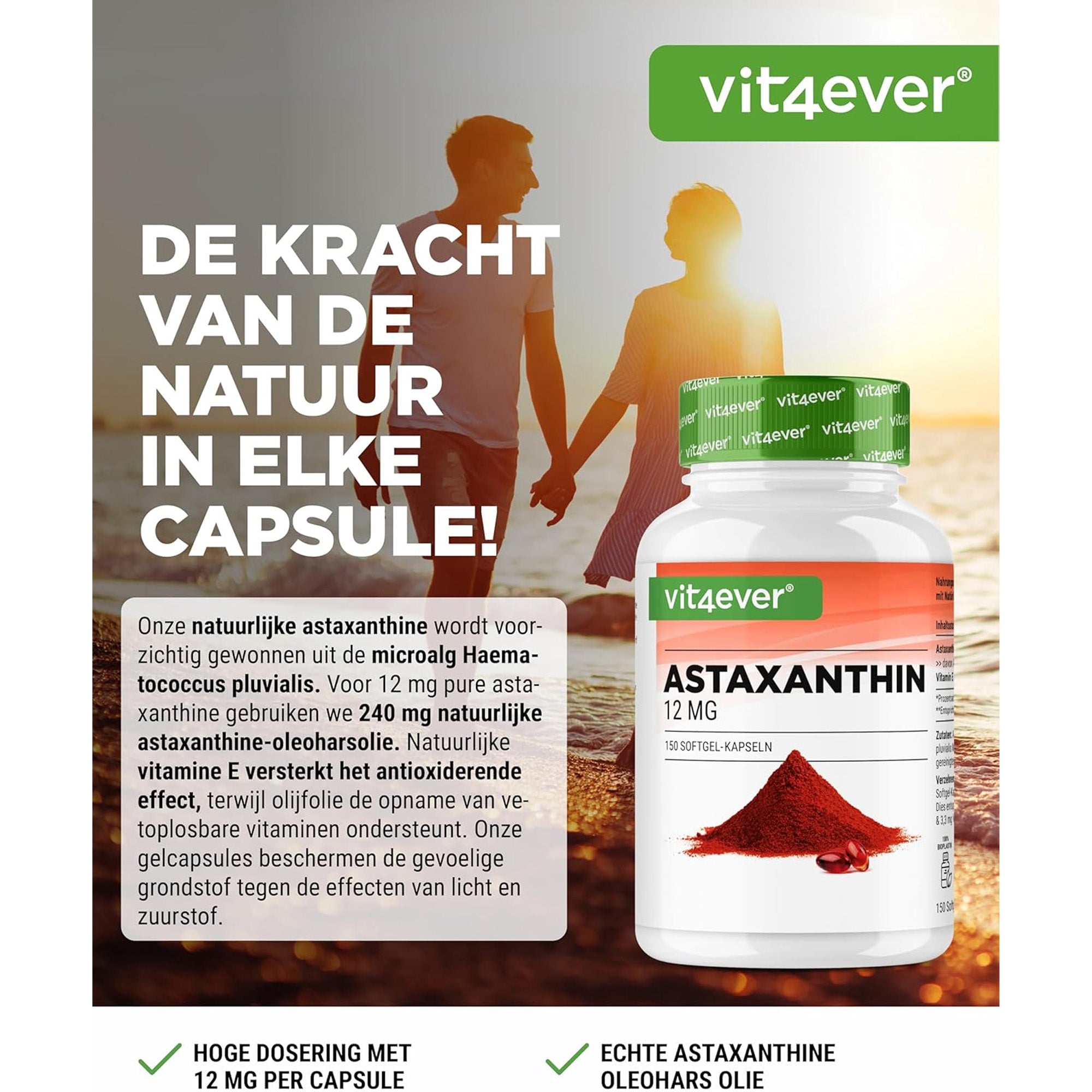 Astaxanthine 12mg | Vit4ever