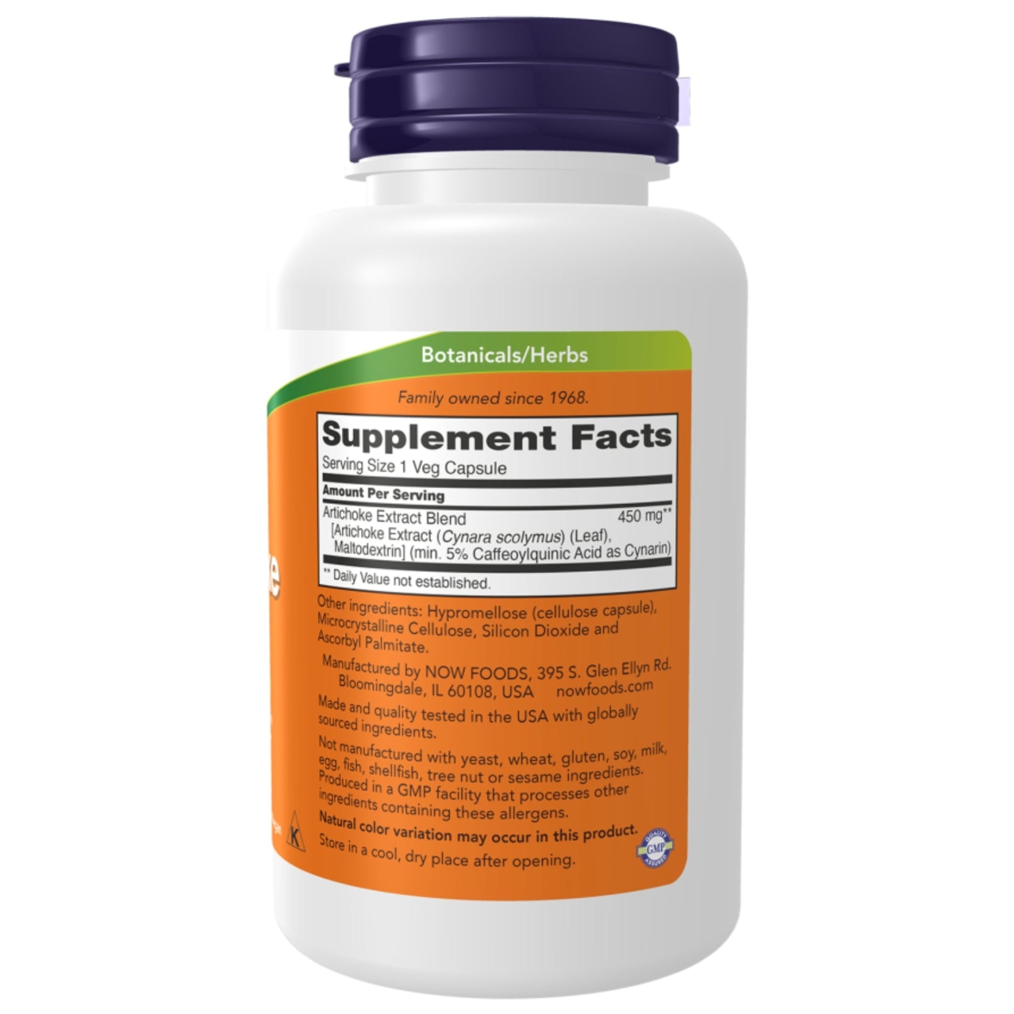 Artisjok Extract 450 mg | 90 capsules | NOW Foods