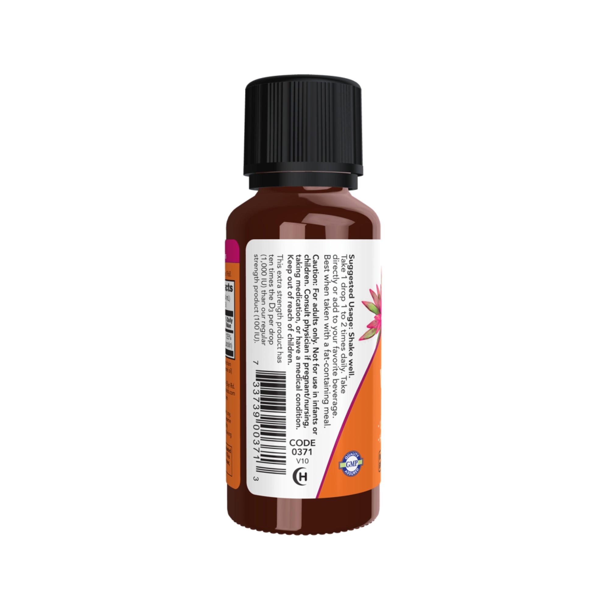 Vitamin-D3-Tropfen 1000 IE | 30 ml | NOW Foods