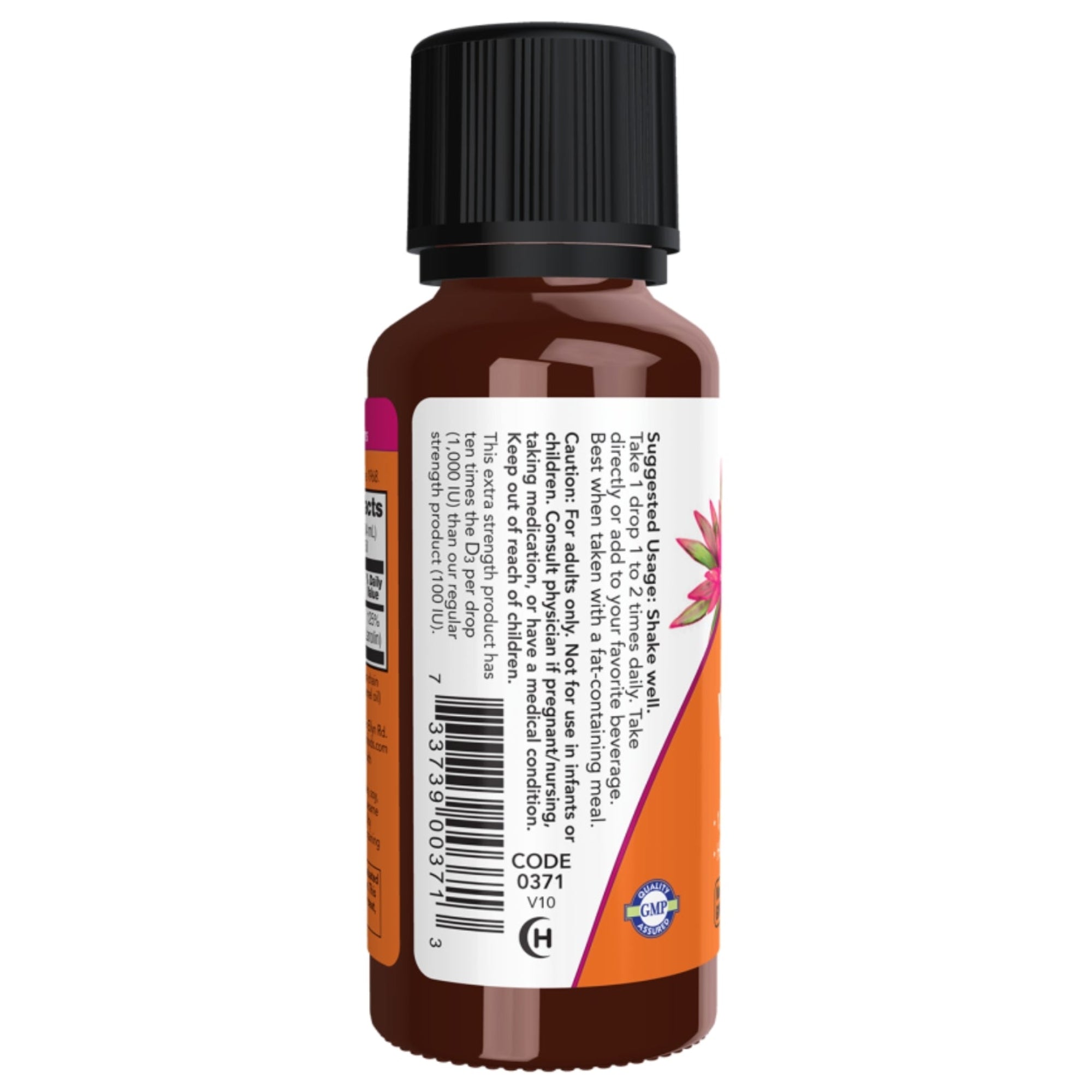 Vitamine D3 druppels 1000 I.E. | 30 ml | NOW Foods