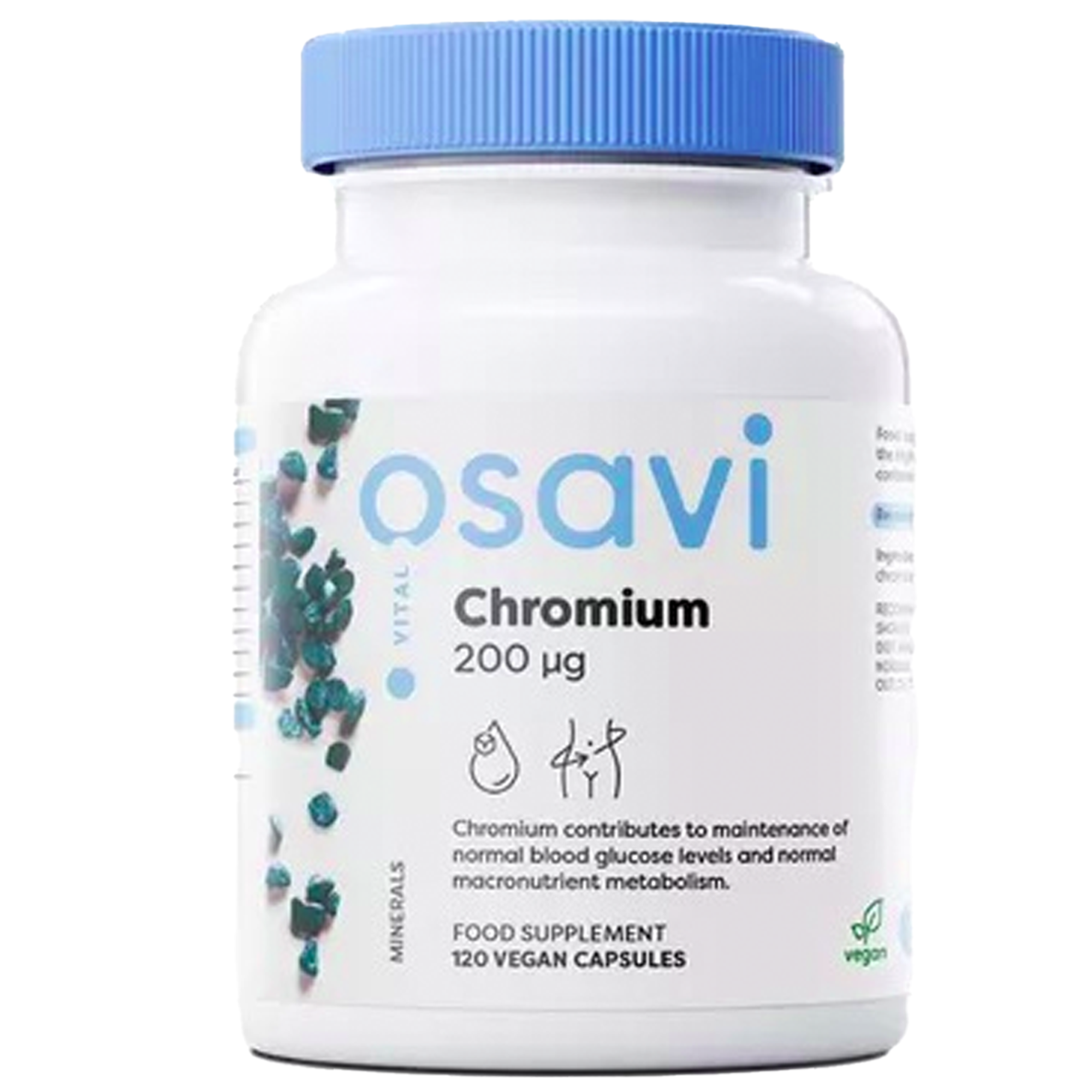 Osavi Chromium Picolinate 200mcg - 120 vegan capsules chroom supplement | kopen in Nederland en België