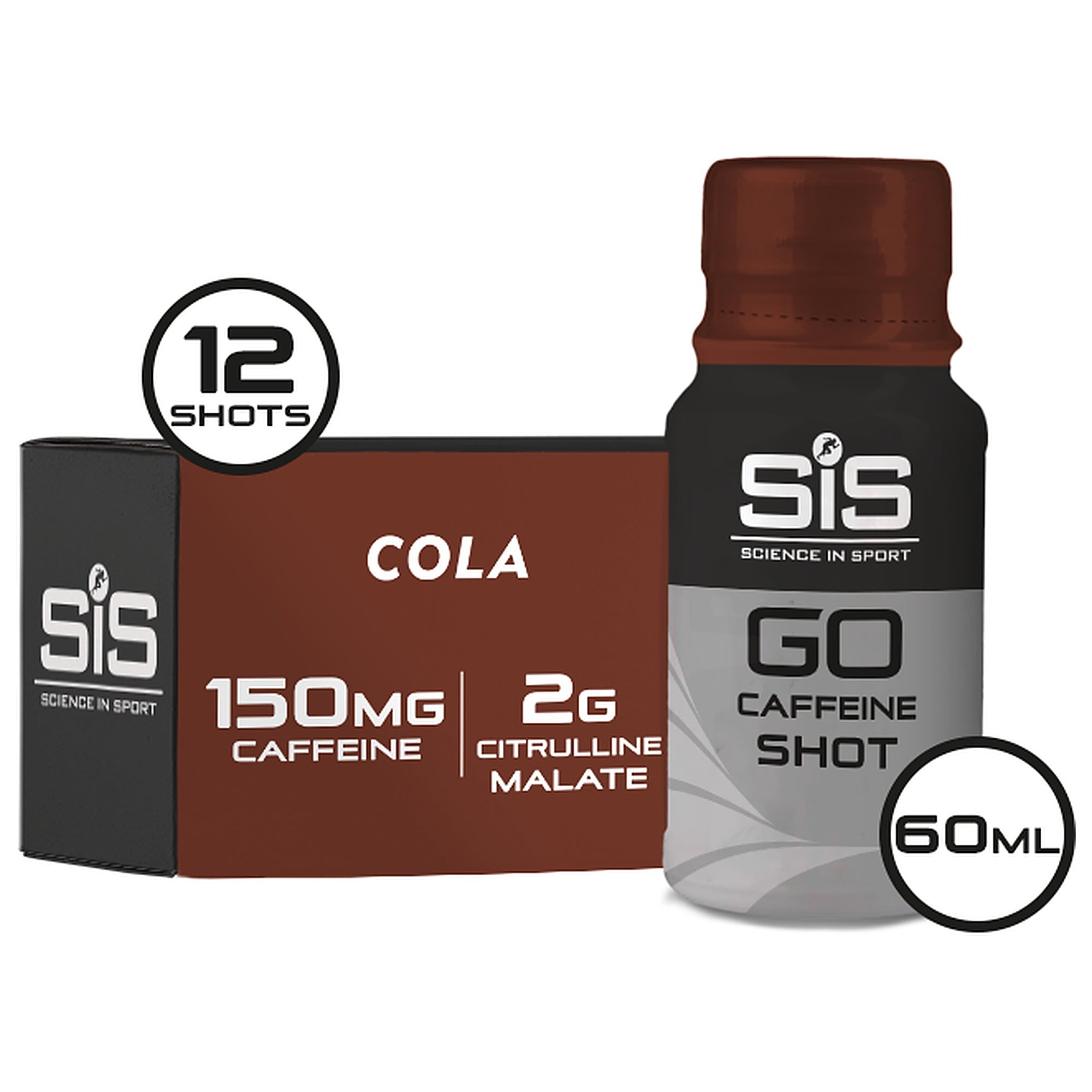 SiS GO Caffeine Shot Cola 12 x 60 ml