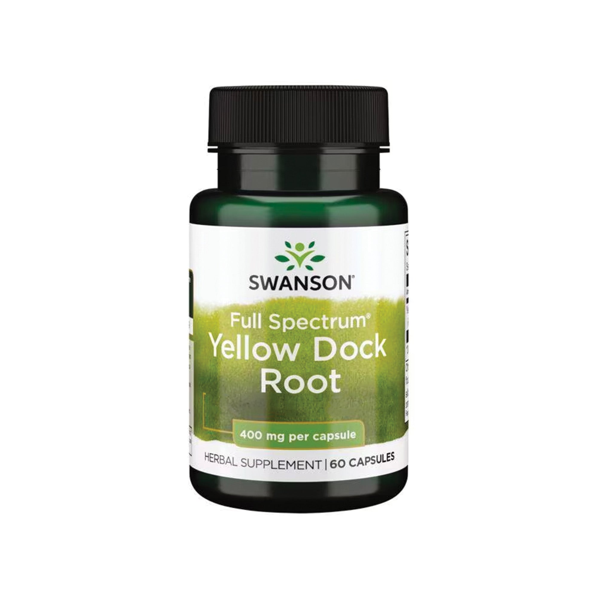 Swanson | Full Spectrum Yellow Dock Root / Gele dokwortel (Rumex Crispus) | 400mg | 60 Capsules