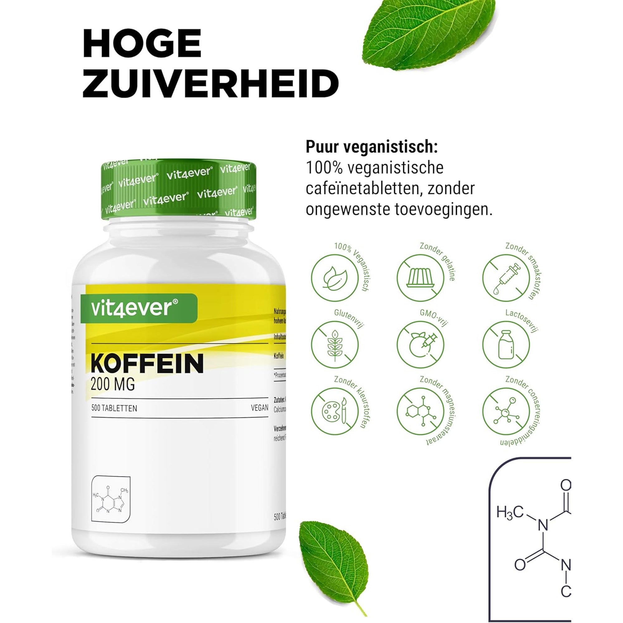 200 mg cafeïne tablet supplement