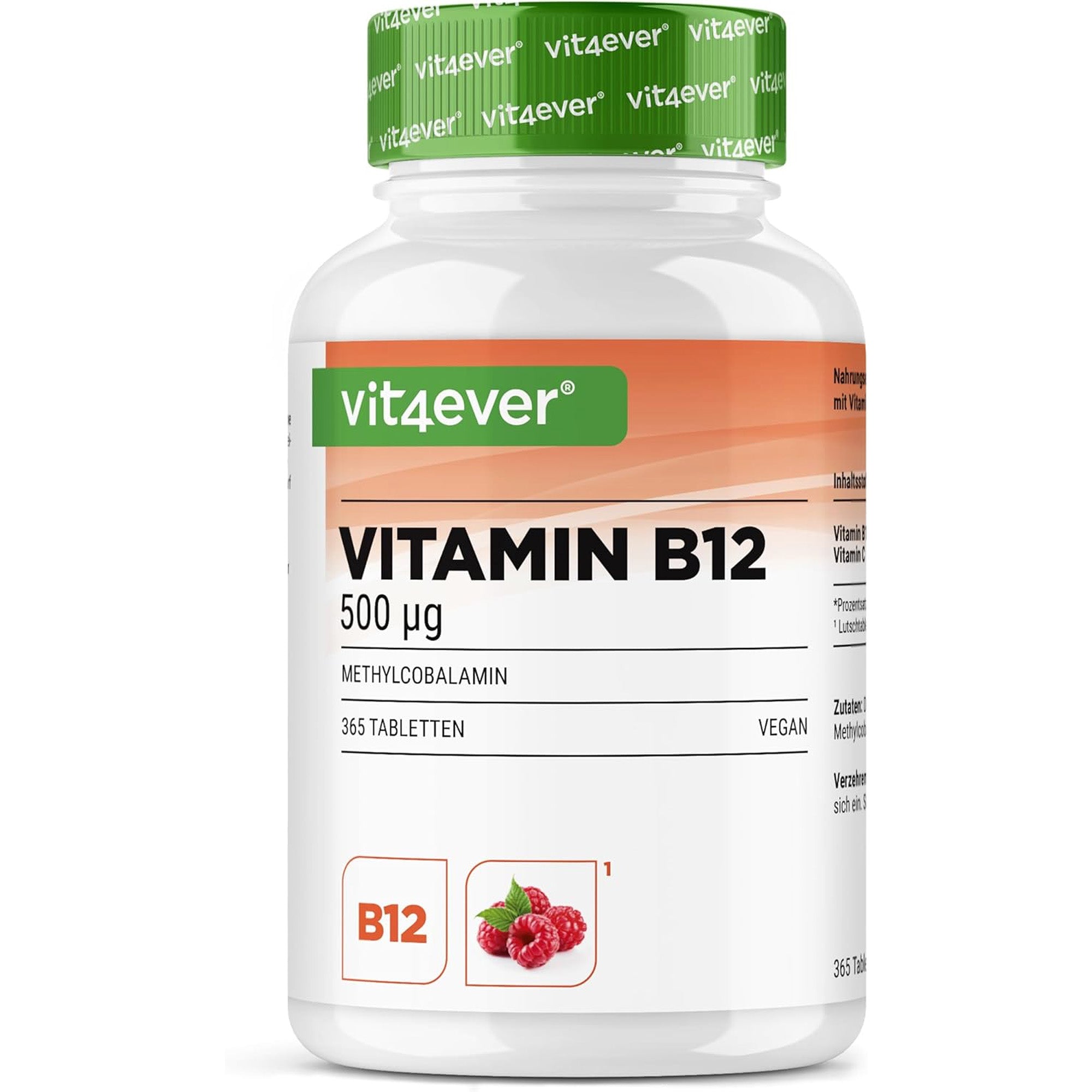 Vit4ever vitamine b12 zuigtabletten