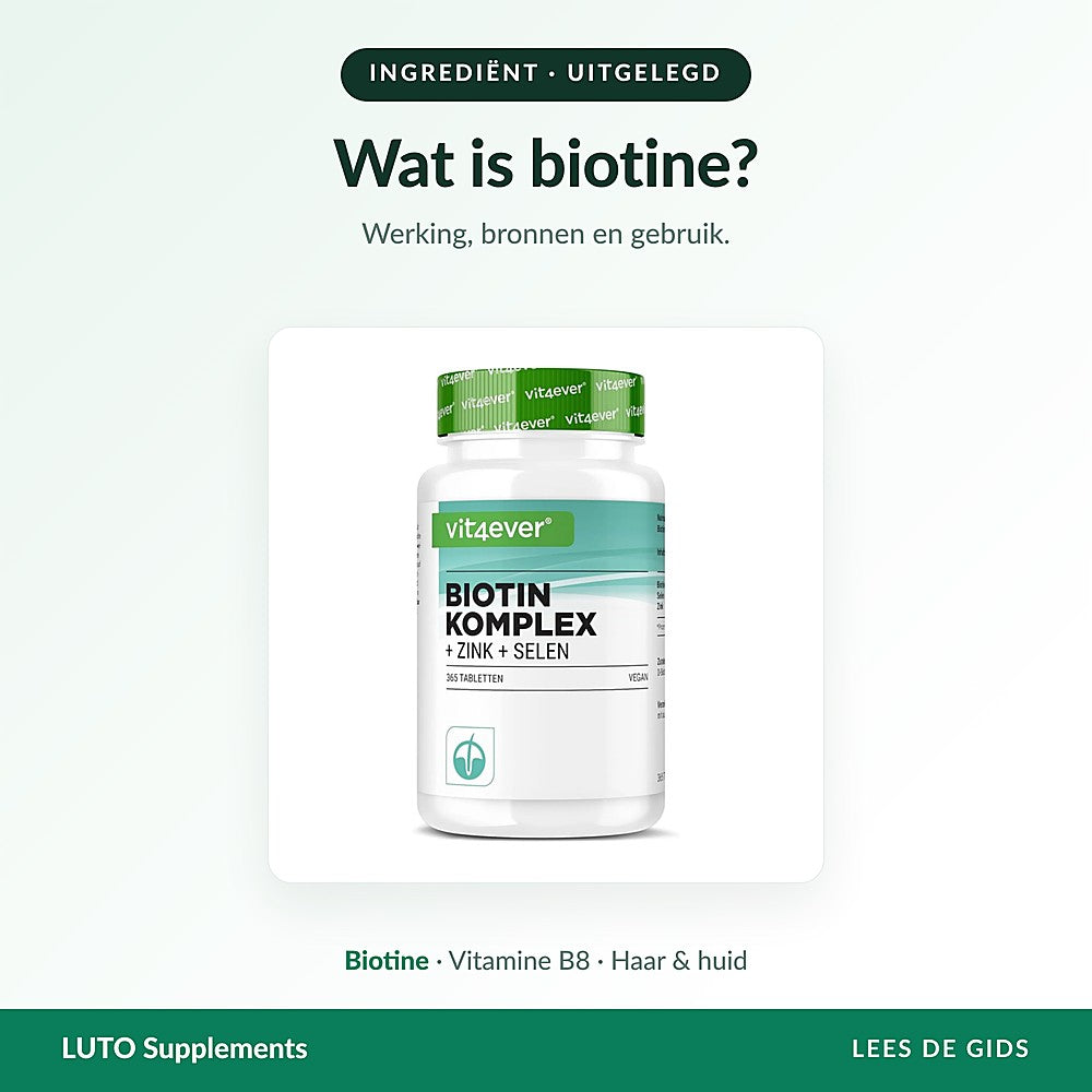 Biotine supplement van LUTO Supplements