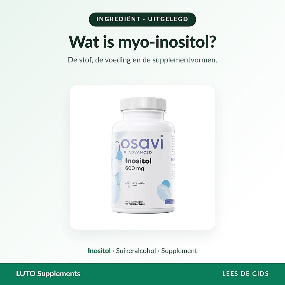 Osavi Myo-Inositol supplement en natuurlijke bronnen van inositol