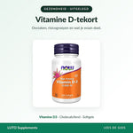 Vitamine D-tekort uitleg met vitamine D3 supplement