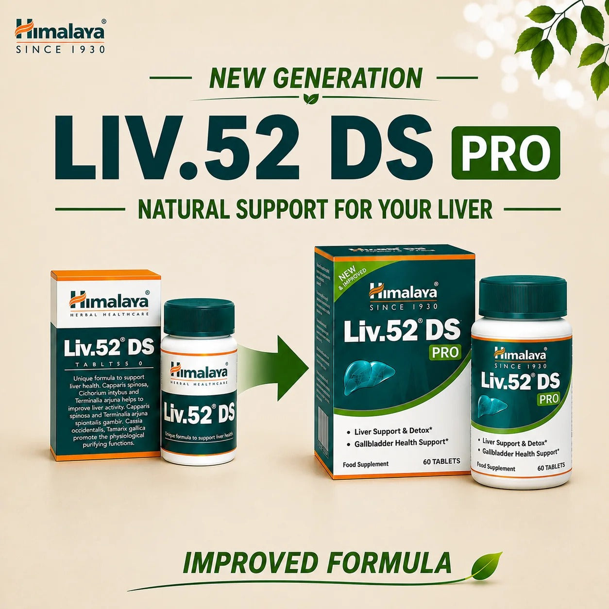Liv.52 DS PRO is de nieuwe generatie met verbeterde formule