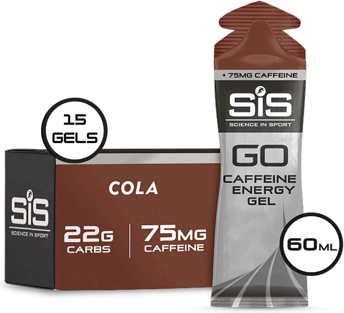 SiS Go Isotonic Energygel + Cafeïne - Cola - 15 x 60ml