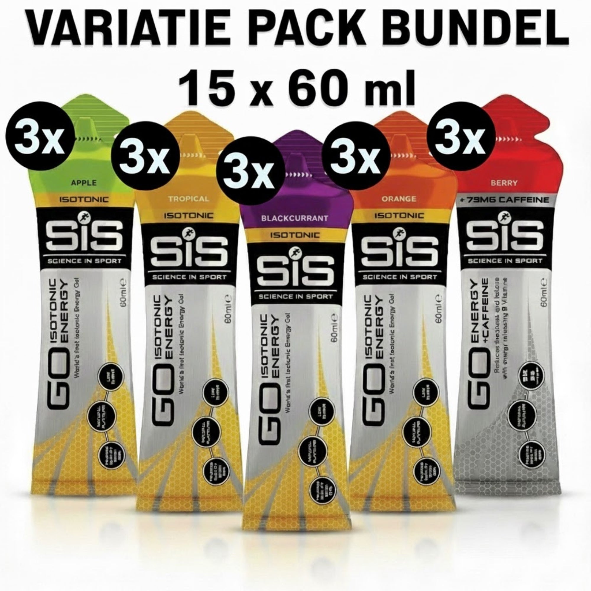 SiS GO Isotonisches Energiegel-Sortiment