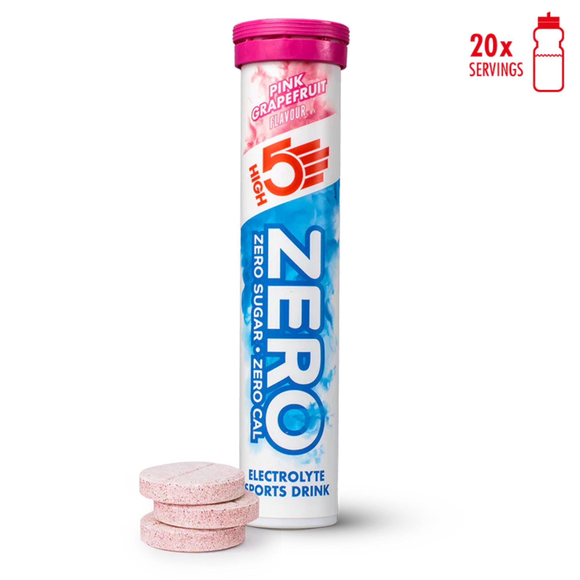 HIGH5 ZERO Pink Grapefruit | elektrolyten bruistabletten