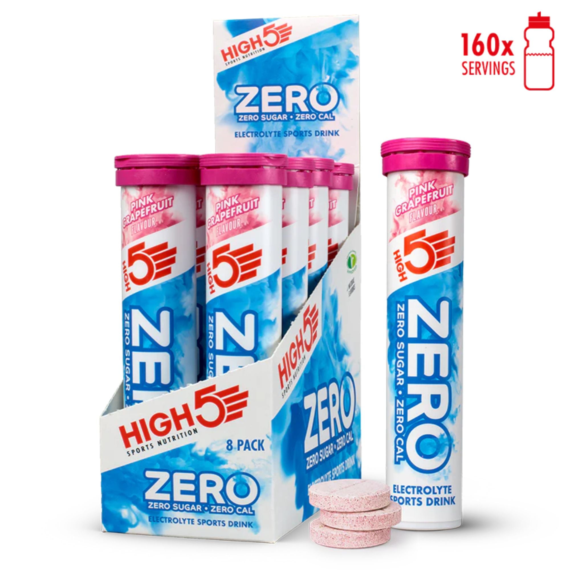 HIGH5 ZERO Pink Grapefruit | elektrolyten bruistabletten