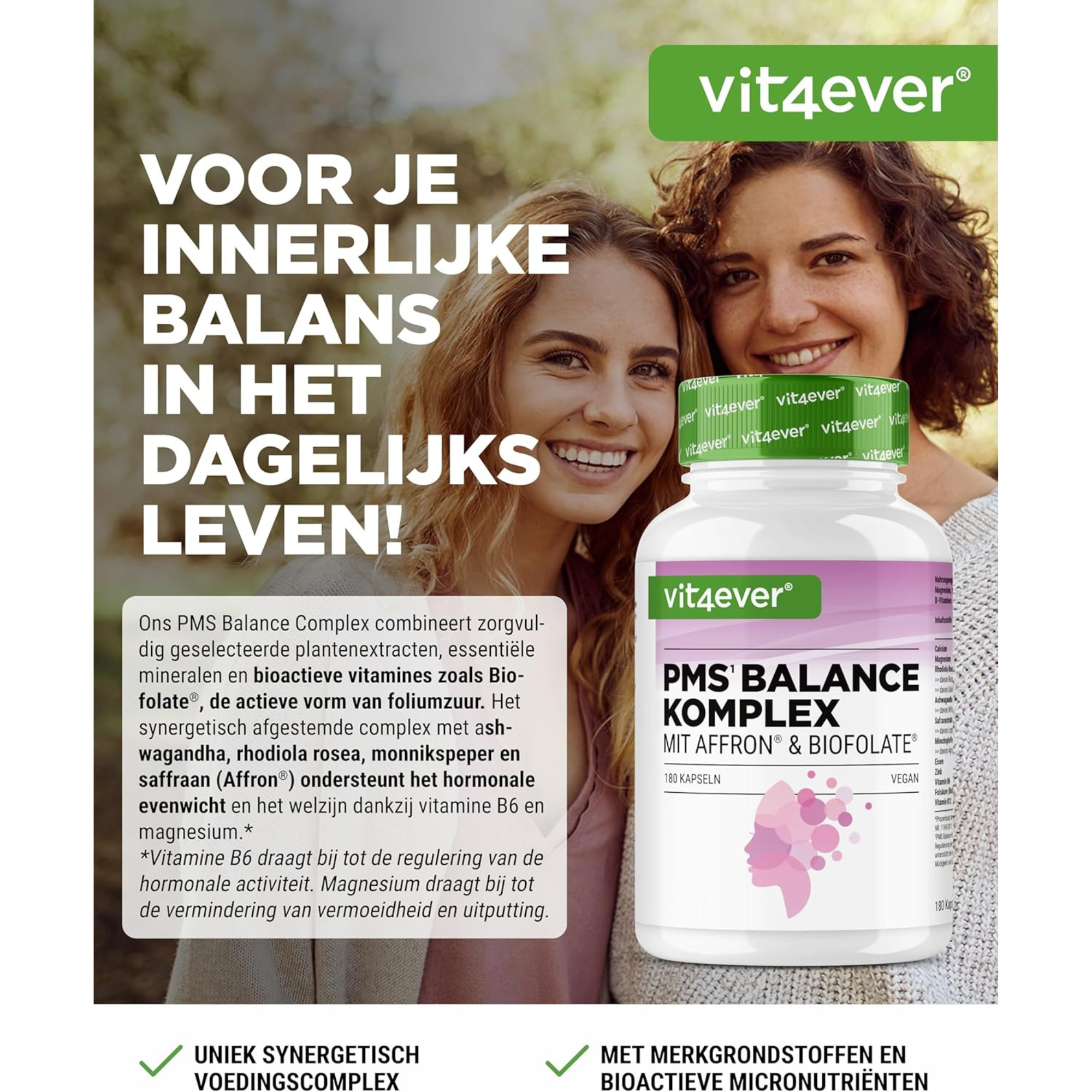 PMS Balance Complex | 180 Capsules | Vit4ever