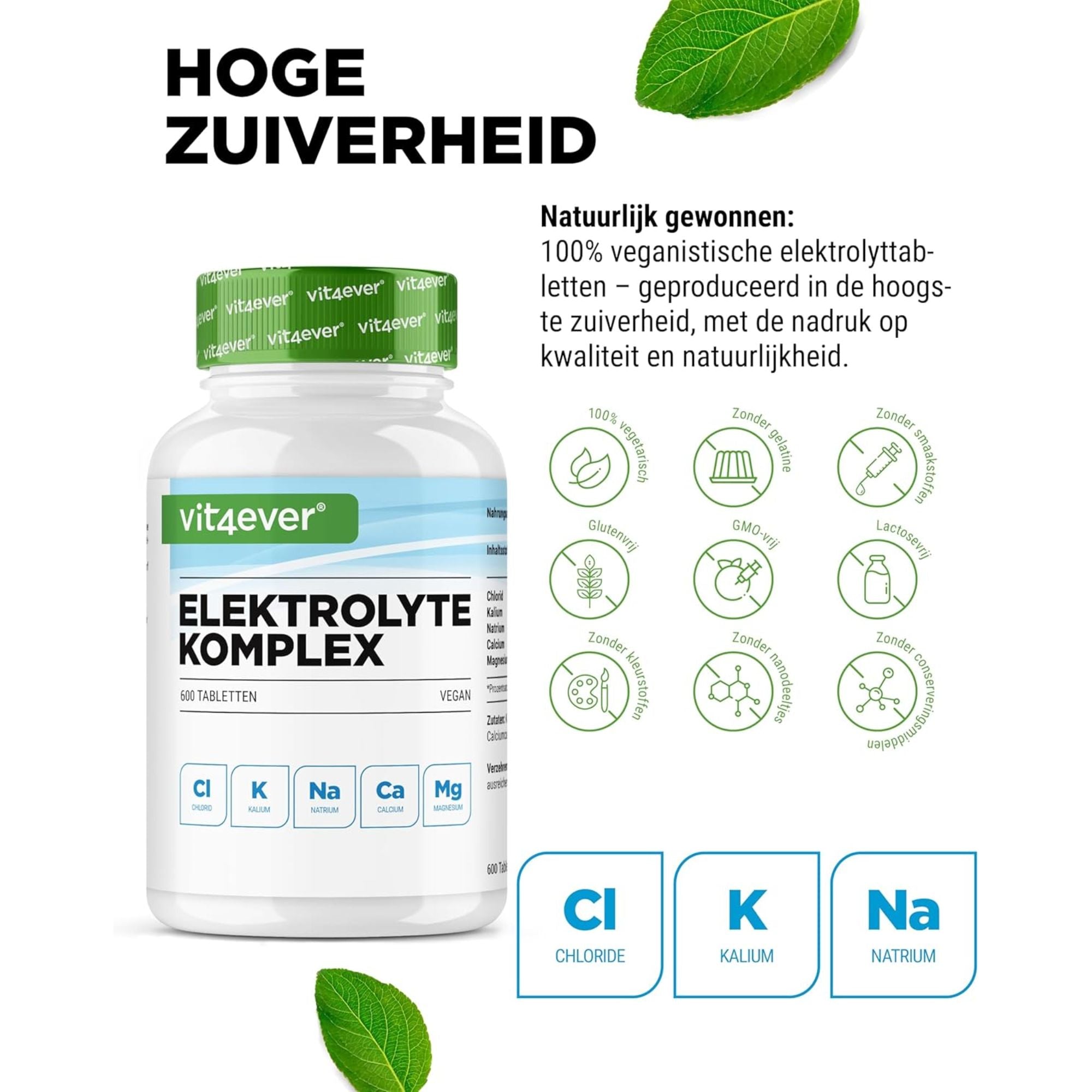 Elektrolyten Complex | 600 Tabletten | Vit4ever