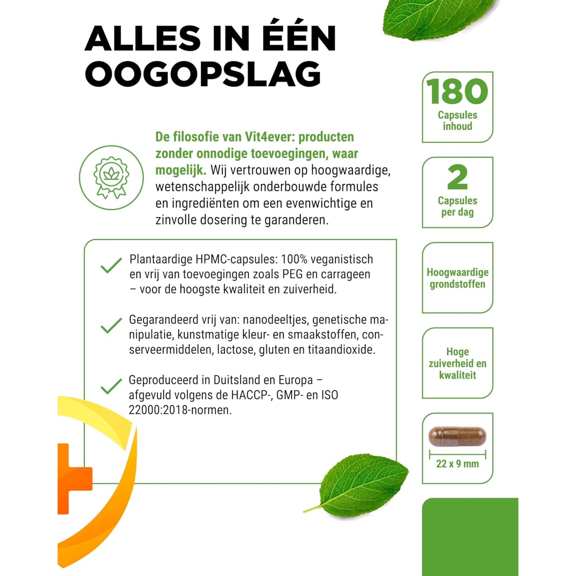 Vit4ever Immuun complex van hoge zuiverheid en zonder vulstoffen