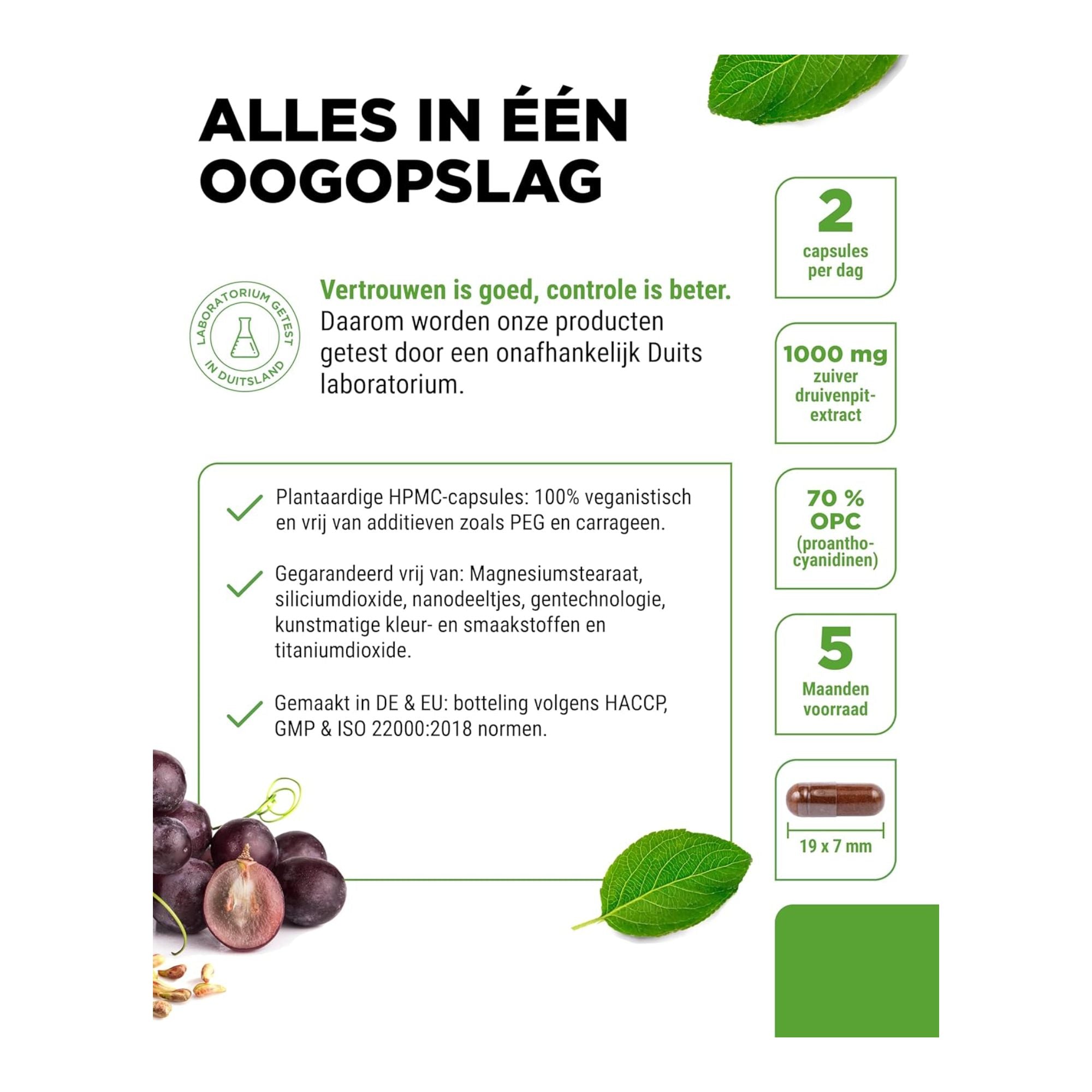 vit4ever OPC Druivenpit extract