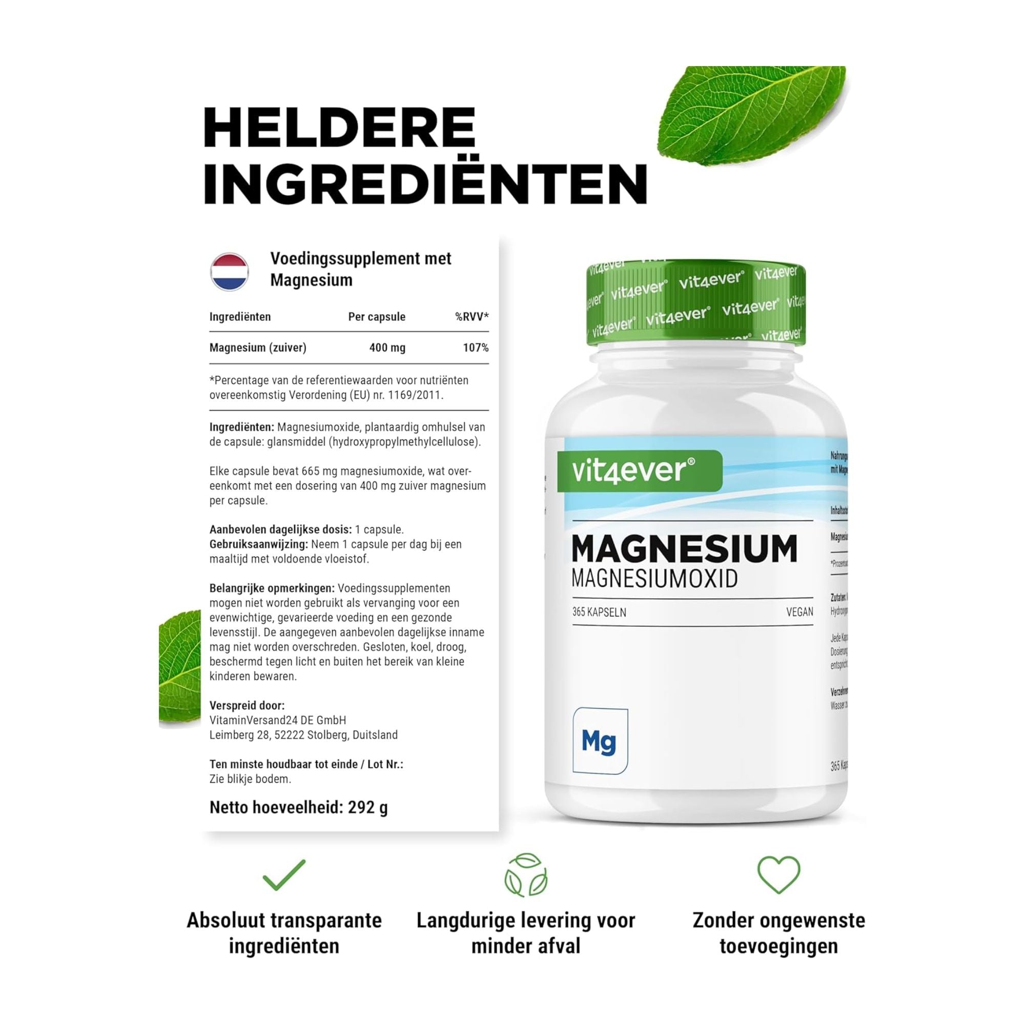 Vit4ever magnesiumoxide