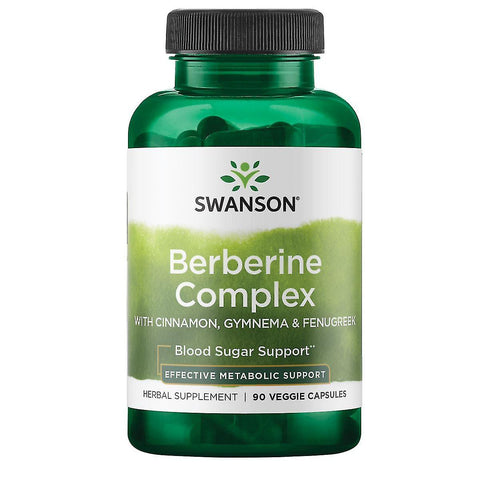 Berberine Complex met Kaneel, Gymnema & Fenegriek | 90 Capsules | Swanson