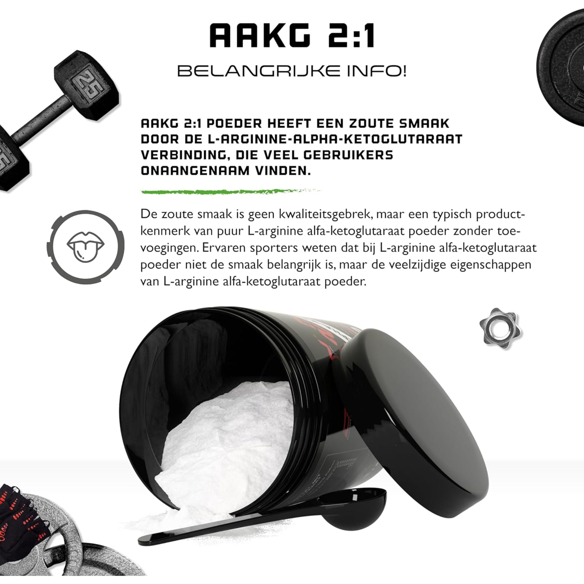 AAKG 2:1 500g poeder | German Elite Nutrition