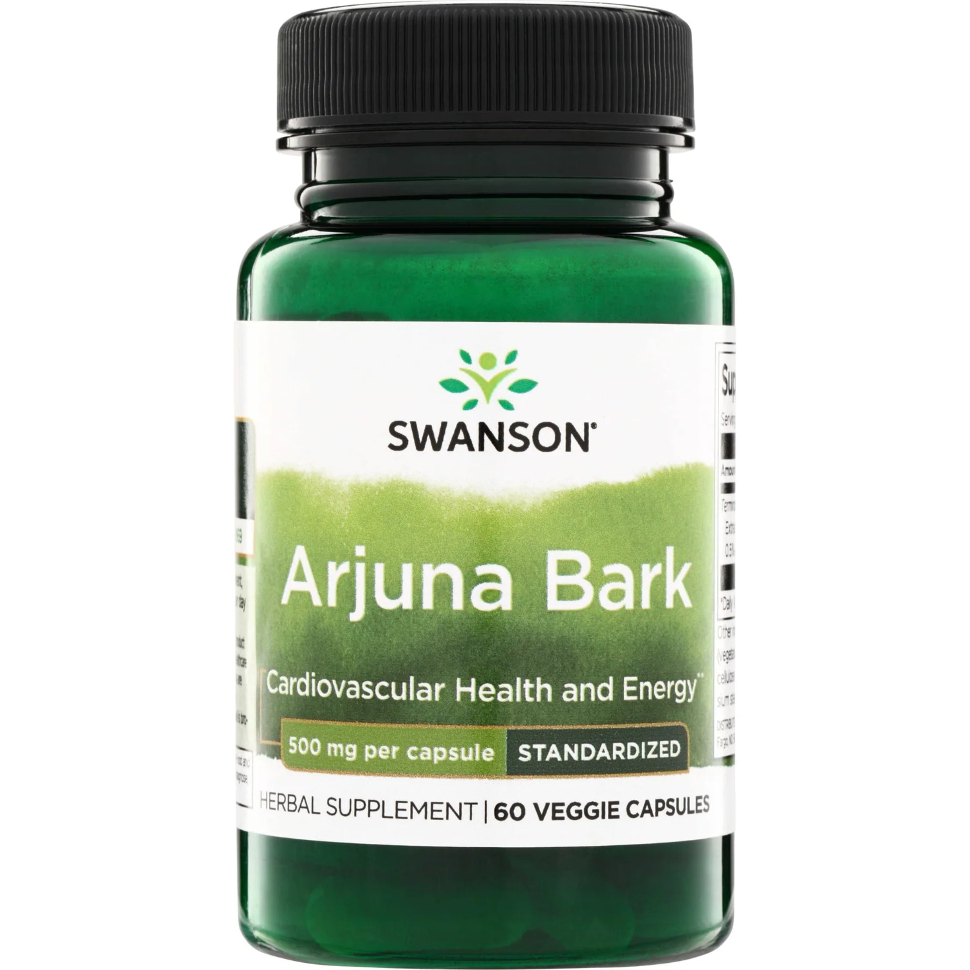 Arjuna Schors Gestandaardiseerd 500mg | 60 Veg Caps | Swanson