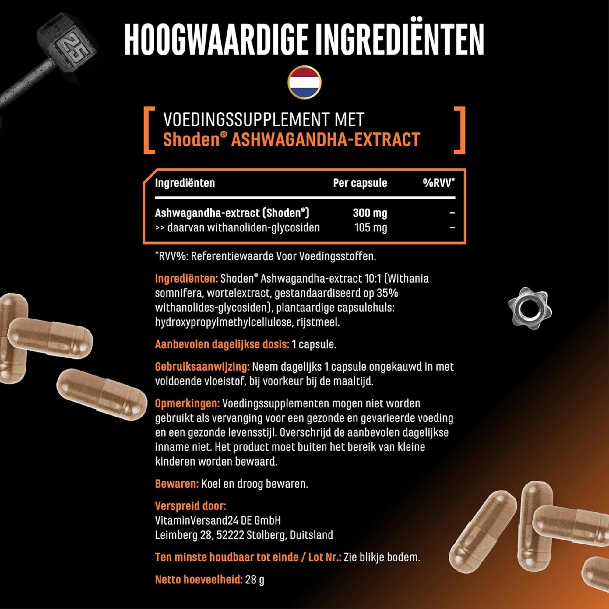 Ashwagandha Shoden 35% Withanoliden | 60 Capsules | GEN