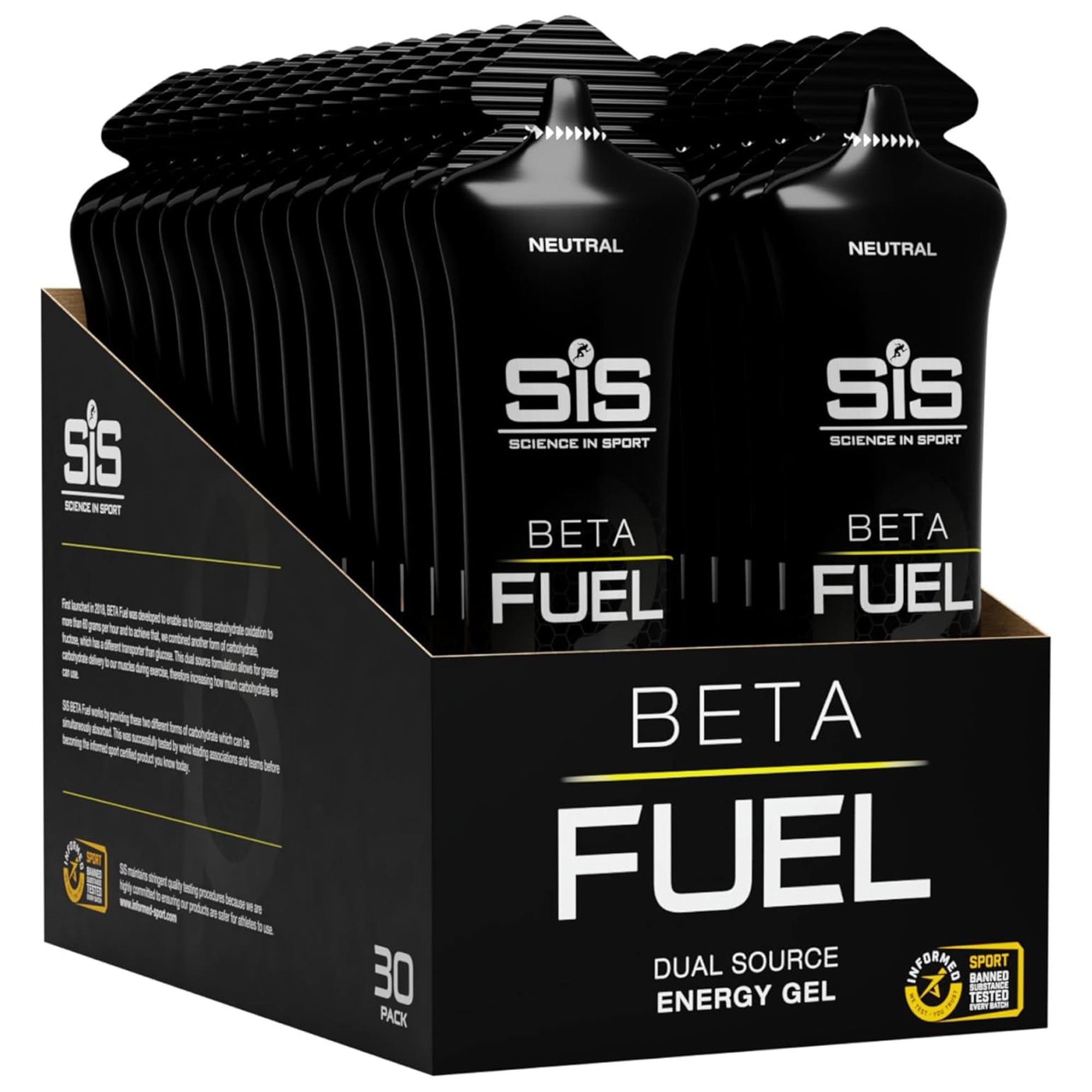 SiS Beta fuel gel | 1:0.8 maltodextrin: fructose ratio