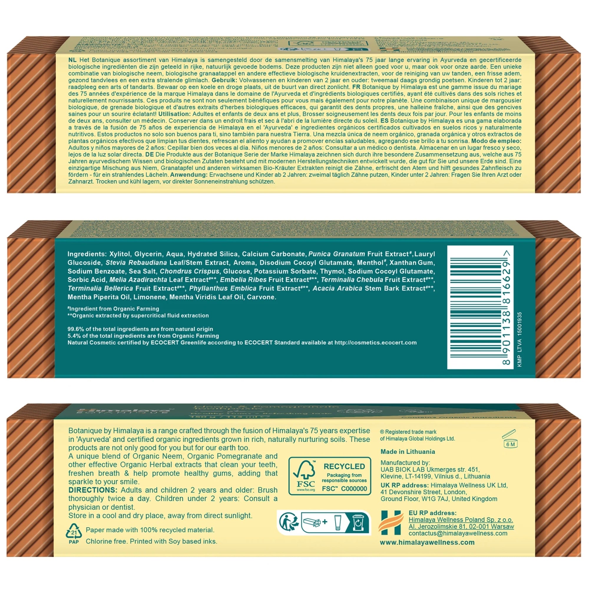 Botanische Neemboom & Granaatappel Tandpasta | Himalaya