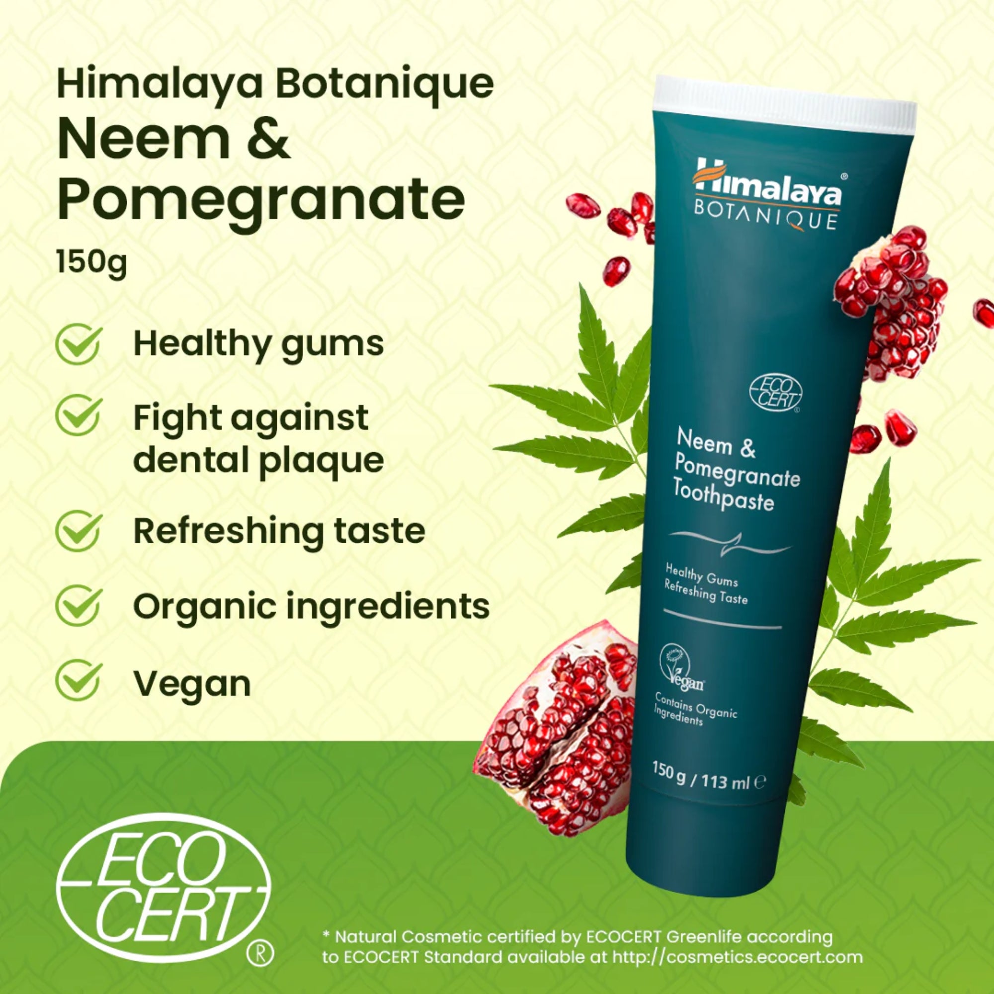 Botanische Neemboom & Granaatappel Tandpasta | Himalaya