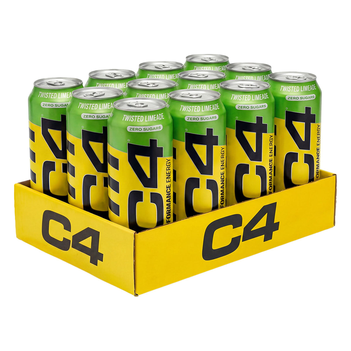 C4 Energy Drink Twisted Limeade - 12 x 500 ml - Cellucor